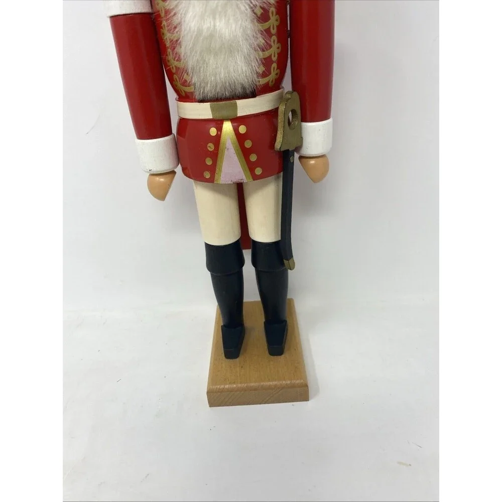 Erzgebirgische Volkskunst Christmas Nutcracker made in Germany 13” Tall